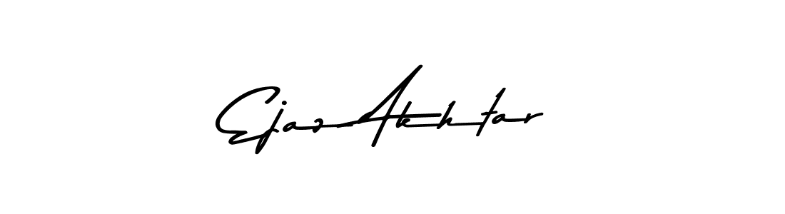 Make a beautiful signature design for name Ejaz Akhtar. With this signature (Asem Kandis PERSONAL USE) style, you can create a handwritten signature for free. Ejaz Akhtar signature style 9 images and pictures png