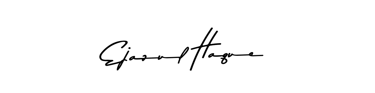 Use a signature maker to create a handwritten signature online. With this signature software, you can design (Asem Kandis PERSONAL USE) your own signature for name Ejazul Haque. Ejazul Haque signature style 9 images and pictures png