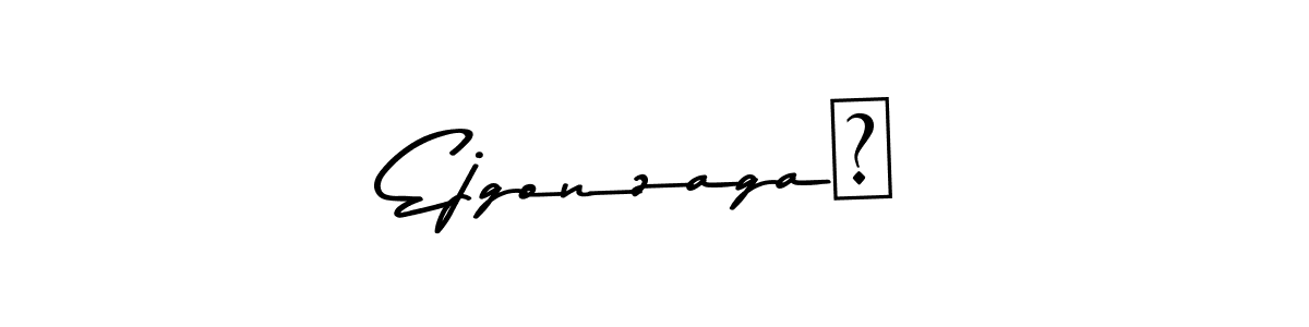 How to make Ejgonzaga♡ name signature. Use Asem Kandis PERSONAL USE style for creating short signs online. This is the latest handwritten sign. Ejgonzaga♡ signature style 9 images and pictures png