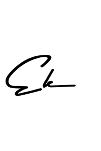 The best way (Asem Kandis PERSONAL USE) to make a short signature is to pick only two or three words in your name. The name Ek include a total of six letters. For converting this name. Ek signature style 9 images and pictures png