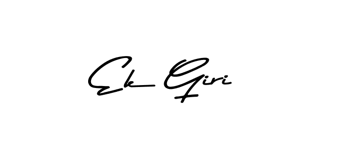 How to make Ek Giri signature? Asem Kandis PERSONAL USE is a professional autograph style. Create handwritten signature for Ek Giri name. Ek Giri signature style 9 images and pictures png