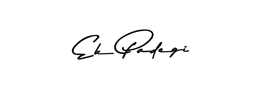 It looks lik you need a new signature style for name Ek Padegi. Design unique handwritten (Asem Kandis PERSONAL USE) signature with our free signature maker in just a few clicks. Ek Padegi signature style 9 images and pictures png