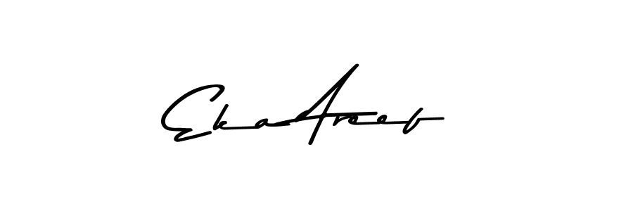 Design your own signature with our free online signature maker. With this signature software, you can create a handwritten (Asem Kandis PERSONAL USE) signature for name Eka Areef. Eka Areef signature style 9 images and pictures png