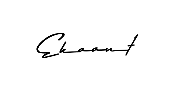 How to make Ekaant name signature. Use Asem Kandis PERSONAL USE style for creating short signs online. This is the latest handwritten sign. Ekaant signature style 9 images and pictures png