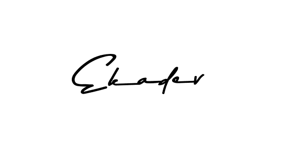 Similarly Asem Kandis PERSONAL USE is the best handwritten signature design. Signature creator online .You can use it as an online autograph creator for name Ekadev. Ekadev signature style 9 images and pictures png