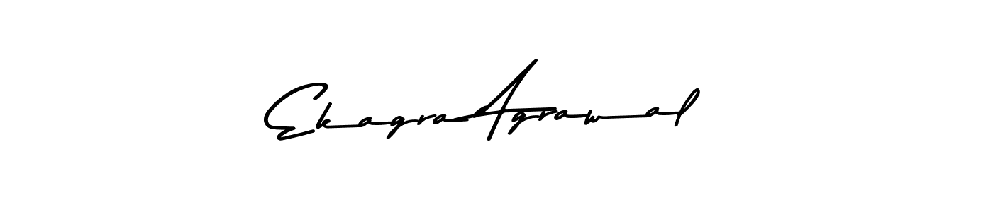 Asem Kandis PERSONAL USE is a professional signature style that is perfect for those who want to add a touch of class to their signature. It is also a great choice for those who want to make their signature more unique. Get Ekagra Agrawal name to fancy signature for free. Ekagra Agrawal signature style 9 images and pictures png