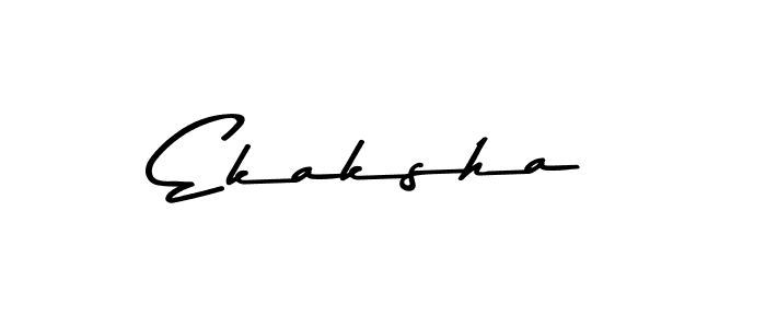 Make a beautiful signature design for name Ekaksha. With this signature (Asem Kandis PERSONAL USE) style, you can create a handwritten signature for free. Ekaksha signature style 9 images and pictures png