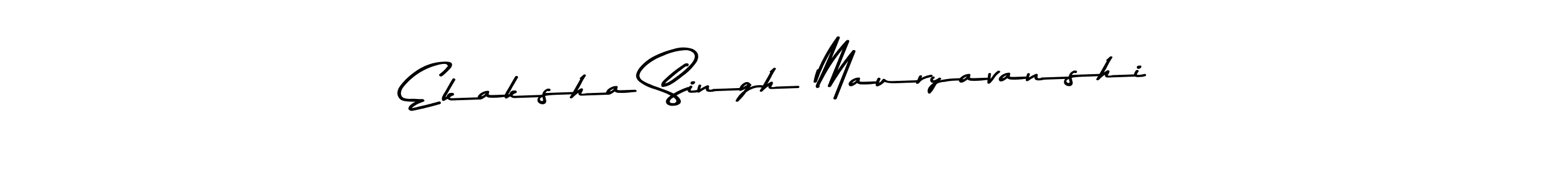 How to make Ekaksha Singh Mauryavanshi signature? Asem Kandis PERSONAL USE is a professional autograph style. Create handwritten signature for Ekaksha Singh Mauryavanshi name. Ekaksha Singh Mauryavanshi signature style 9 images and pictures png