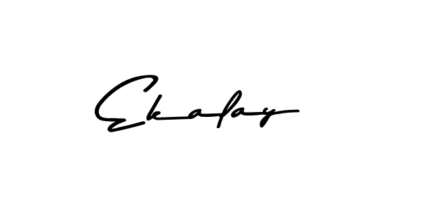 How to make Ekalay name signature. Use Asem Kandis PERSONAL USE style for creating short signs online. This is the latest handwritten sign. Ekalay signature style 9 images and pictures png