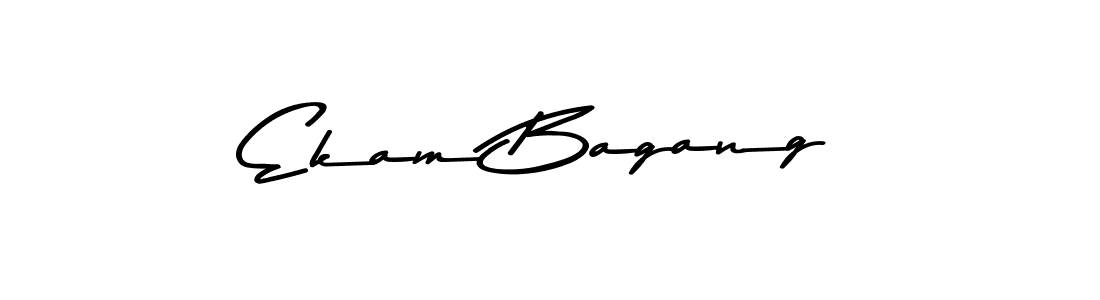Ekam Bagang stylish signature style. Best Handwritten Sign (Asem Kandis PERSONAL USE) for my name. Handwritten Signature Collection Ideas for my name Ekam Bagang. Ekam Bagang signature style 9 images and pictures png