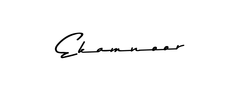 Also we have Ekamnoor name is the best signature style. Create professional handwritten signature collection using Asem Kandis PERSONAL USE autograph style. Ekamnoor signature style 9 images and pictures png