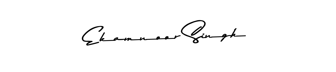 How to make Ekamnoor Singh signature? Asem Kandis PERSONAL USE is a professional autograph style. Create handwritten signature for Ekamnoor Singh name. Ekamnoor Singh signature style 9 images and pictures png