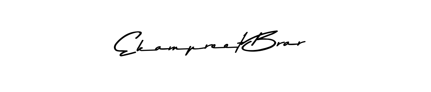 Design your own signature with our free online signature maker. With this signature software, you can create a handwritten (Asem Kandis PERSONAL USE) signature for name Ekampreet Brar. Ekampreet Brar signature style 9 images and pictures png