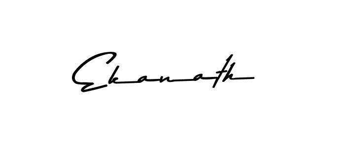 How to make Ekanath name signature. Use Asem Kandis PERSONAL USE style for creating short signs online. This is the latest handwritten sign. Ekanath signature style 9 images and pictures png