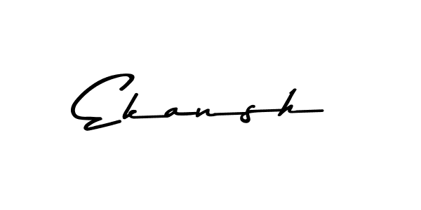 How to make Ekansh signature? Asem Kandis PERSONAL USE is a professional autograph style. Create handwritten signature for Ekansh name. Ekansh signature style 9 images and pictures png