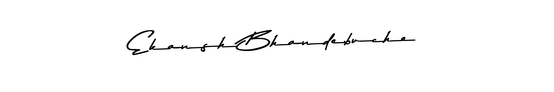 Design your own signature with our free online signature maker. With this signature software, you can create a handwritten (Asem Kandis PERSONAL USE) signature for name Ekansh Bhandebuche. Ekansh Bhandebuche signature style 9 images and pictures png