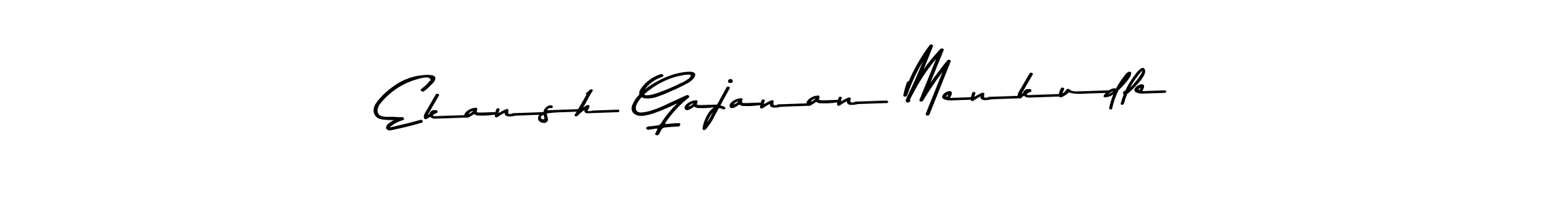 Make a beautiful signature design for name Ekansh Gajanan Menkudle. Use this online signature maker to create a handwritten signature for free. Ekansh Gajanan Menkudle signature style 9 images and pictures png