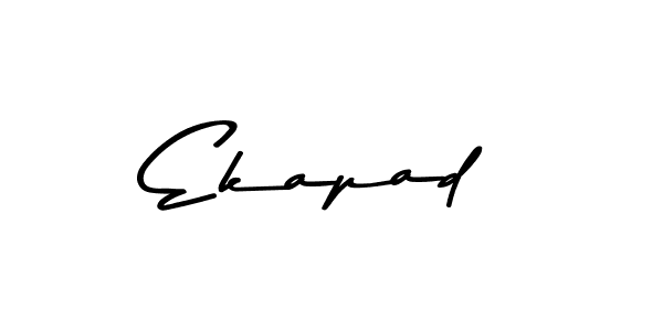 Use a signature maker to create a handwritten signature online. With this signature software, you can design (Asem Kandis PERSONAL USE) your own signature for name Ekapad. Ekapad signature style 9 images and pictures png