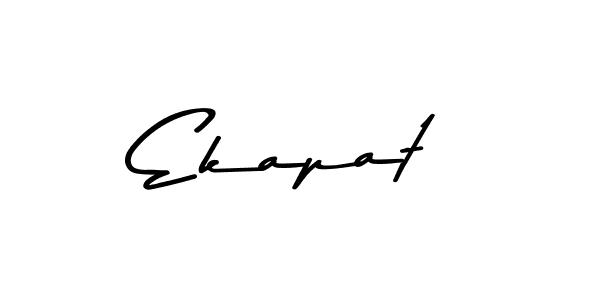 Design your own signature with our free online signature maker. With this signature software, you can create a handwritten (Asem Kandis PERSONAL USE) signature for name Ekapat. Ekapat signature style 9 images and pictures png
