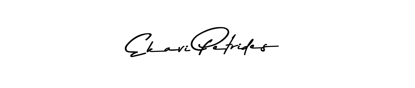 Similarly Asem Kandis PERSONAL USE is the best handwritten signature design. Signature creator online .You can use it as an online autograph creator for name Ekavi Petrides. Ekavi Petrides signature style 9 images and pictures png