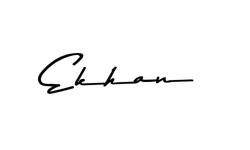 This is the best signature style for the Ekhan name. Also you like these signature font (Asem Kandis PERSONAL USE). Mix name signature. Ekhan signature style 9 images and pictures png