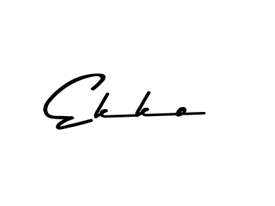 if you are searching for the best signature style for your name Ekko. so please give up your signature search. here we have designed multiple signature styles  using Asem Kandis PERSONAL USE. Ekko signature style 9 images and pictures png