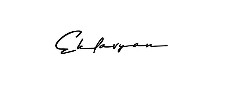 How to make Eklavyan signature? Asem Kandis PERSONAL USE is a professional autograph style. Create handwritten signature for Eklavyan name. Eklavyan signature style 9 images and pictures png