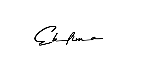 Eklima stylish signature style. Best Handwritten Sign (Asem Kandis PERSONAL USE) for my name. Handwritten Signature Collection Ideas for my name Eklima. Eklima signature style 9 images and pictures png