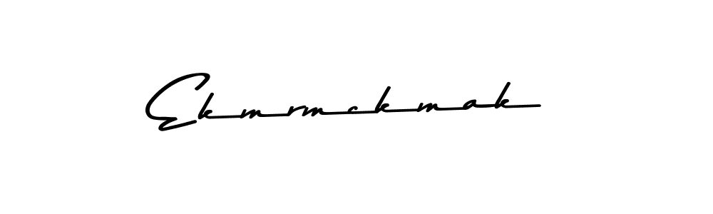 How to make Ekmrmckmak signature? Asem Kandis PERSONAL USE is a professional autograph style. Create handwritten signature for Ekmrmckmak name. Ekmrmckmak signature style 9 images and pictures png