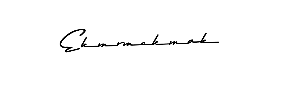 Ekmrmckmak stylish signature style. Best Handwritten Sign (Asem Kandis PERSONAL USE) for my name. Handwritten Signature Collection Ideas for my name Ekmrmckmak. Ekmrmckmak signature style 9 images and pictures png