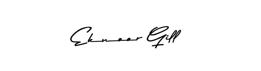 Eknoor Gill stylish signature style. Best Handwritten Sign (Asem Kandis PERSONAL USE) for my name. Handwritten Signature Collection Ideas for my name Eknoor Gill. Eknoor Gill signature style 9 images and pictures png