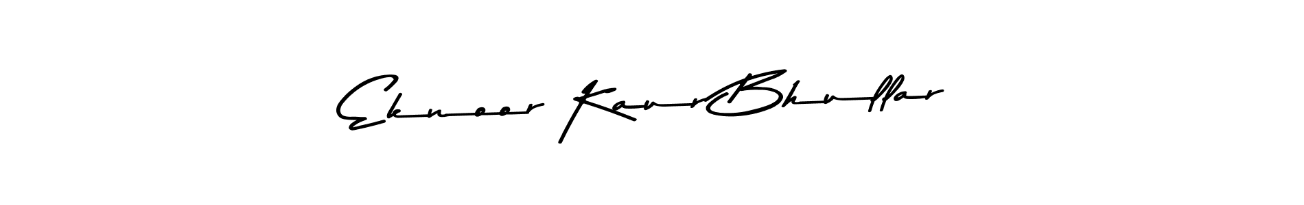 Make a beautiful signature design for name Eknoor Kaur Bhullar. With this signature (Asem Kandis PERSONAL USE) style, you can create a handwritten signature for free. Eknoor Kaur Bhullar signature style 9 images and pictures png