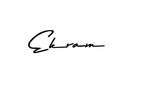 Make a beautiful signature design for name Ekram. Use this online signature maker to create a handwritten signature for free. Ekram signature style 9 images and pictures png