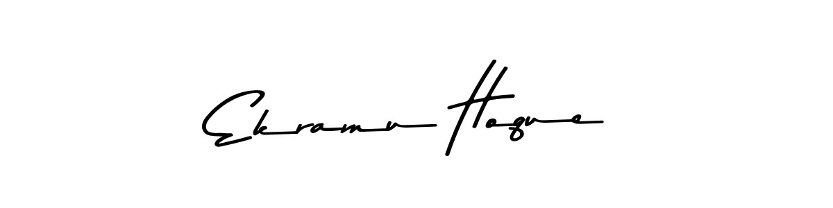 Also we have Ekramu Hoque name is the best signature style. Create professional handwritten signature collection using Asem Kandis PERSONAL USE autograph style. Ekramu Hoque signature style 9 images and pictures png