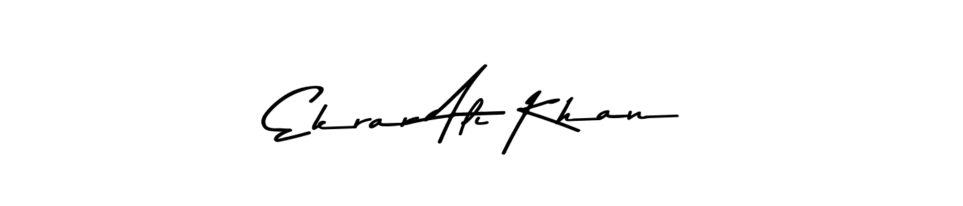 How to make Ekrar Ali Khan signature? Asem Kandis PERSONAL USE is a professional autograph style. Create handwritten signature for Ekrar Ali Khan name. Ekrar Ali Khan signature style 9 images and pictures png