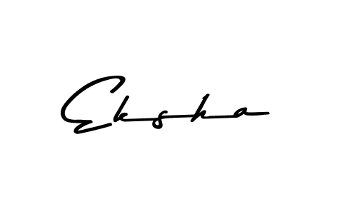 Eksha stylish signature style. Best Handwritten Sign (Asem Kandis PERSONAL USE) for my name. Handwritten Signature Collection Ideas for my name Eksha. Eksha signature style 9 images and pictures png