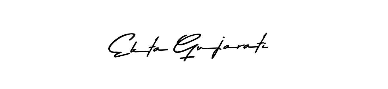 Similarly Asem Kandis PERSONAL USE is the best handwritten signature design. Signature creator online .You can use it as an online autograph creator for name Ekta Gujarati. Ekta Gujarati signature style 9 images and pictures png