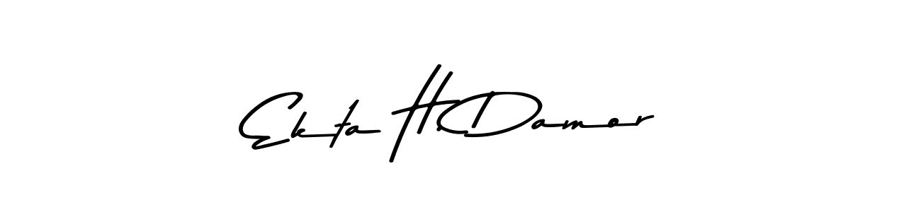 You can use this online signature creator to create a handwritten signature for the name Ekta H. Damor. This is the best online autograph maker. Ekta H. Damor signature style 9 images and pictures png