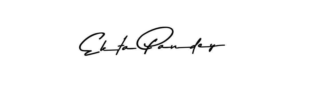 Design your own signature with our free online signature maker. With this signature software, you can create a handwritten (Asem Kandis PERSONAL USE) signature for name Ekta Pandey. Ekta Pandey signature style 9 images and pictures png