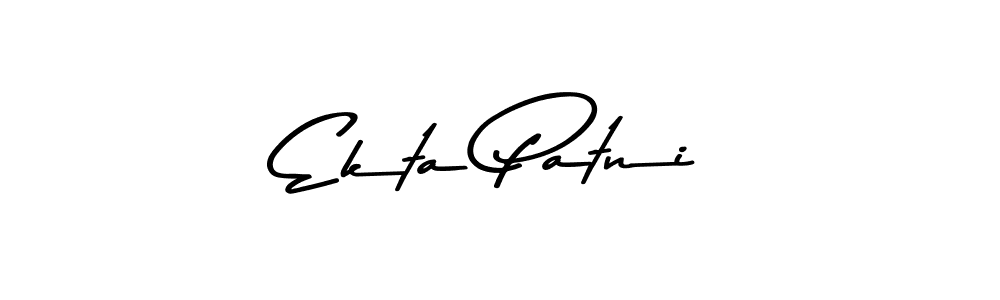 The best way (Asem Kandis PERSONAL USE) to make a short signature is to pick only two or three words in your name. The name Ekta Patni include a total of six letters. For converting this name. Ekta Patni signature style 9 images and pictures png