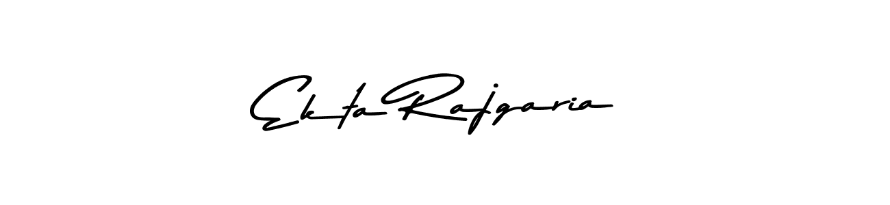 This is the best signature style for the Ekta Rajgaria name. Also you like these signature font (Asem Kandis PERSONAL USE). Mix name signature. Ekta Rajgaria signature style 9 images and pictures png