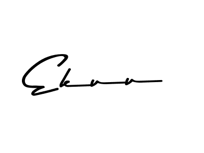 Ekuu stylish signature style. Best Handwritten Sign (Asem Kandis PERSONAL USE) for my name. Handwritten Signature Collection Ideas for my name Ekuu. Ekuu signature style 9 images and pictures png