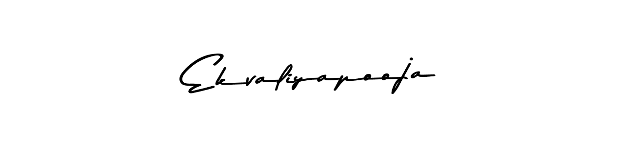 Make a beautiful signature design for name Ekvaliyapooja. With this signature (Asem Kandis PERSONAL USE) style, you can create a handwritten signature for free. Ekvaliyapooja signature style 9 images and pictures png