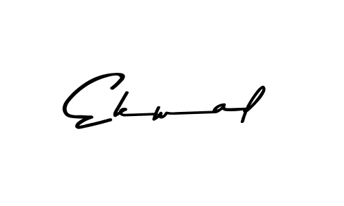 How to make Ekwal signature? Asem Kandis PERSONAL USE is a professional autograph style. Create handwritten signature for Ekwal name. Ekwal signature style 9 images and pictures png