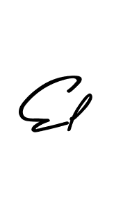 Design your own signature with our free online signature maker. With this signature software, you can create a handwritten (Asem Kandis PERSONAL USE) signature for name El. El signature style 9 images and pictures png