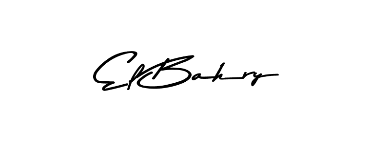 Design your own signature with our free online signature maker. With this signature software, you can create a handwritten (Asem Kandis PERSONAL USE) signature for name El Bahry. El Bahry signature style 9 images and pictures png