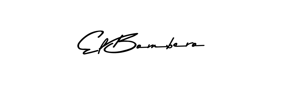 Asem Kandis PERSONAL USE is a professional signature style that is perfect for those who want to add a touch of class to their signature. It is also a great choice for those who want to make their signature more unique. Get El Bombero name to fancy signature for free. El Bombero signature style 9 images and pictures png