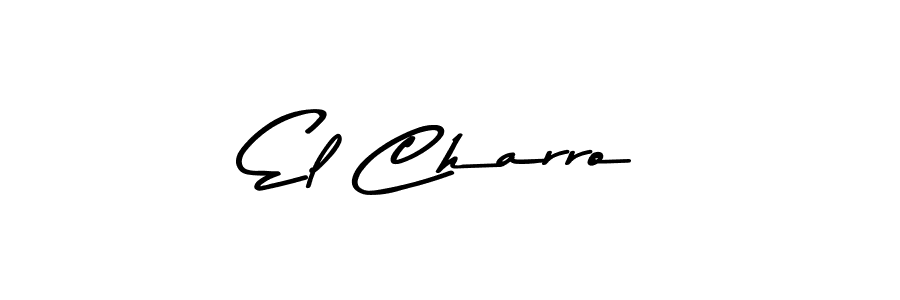 You should practise on your own different ways (Asem Kandis PERSONAL USE) to write your name (El Charro) in signature. don't let someone else do it for you. El Charro signature style 9 images and pictures png