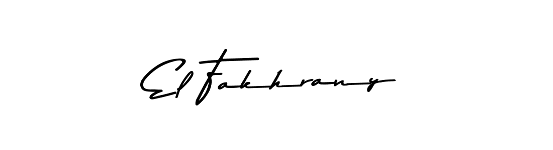 Use a signature maker to create a handwritten signature online. With this signature software, you can design (Asem Kandis PERSONAL USE) your own signature for name El Fakhrany. El Fakhrany signature style 9 images and pictures png
