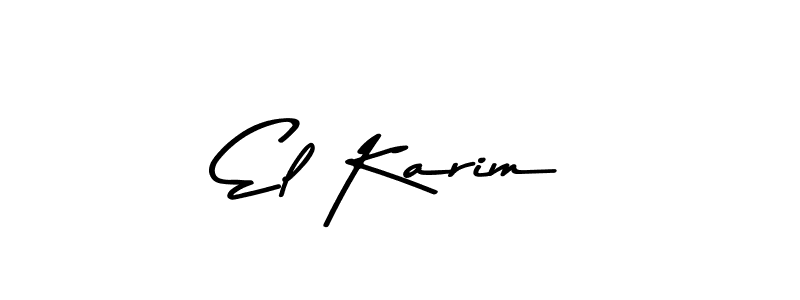 You should practise on your own different ways (Asem Kandis PERSONAL USE) to write your name (El Karim) in signature. don't let someone else do it for you. El Karim signature style 9 images and pictures png